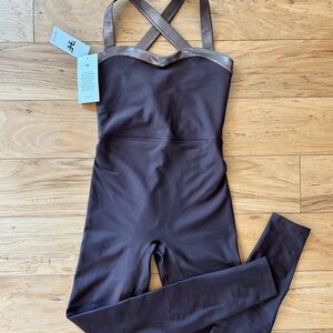 NEW Heroine Sport Oak Brown Rita Jumpsuit XS